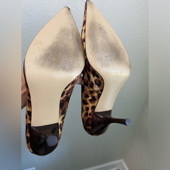 Guess Animal Print Pointed Toes 4” High Heels Women’s Size 9 - Picture 7 of 9